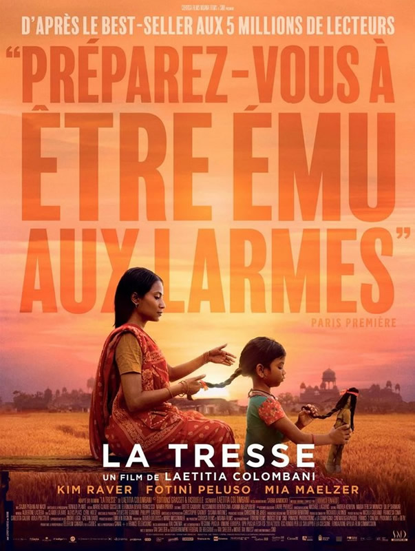 affiche LA TRESSE Laetitia Colombani