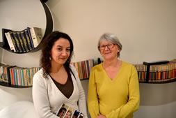 Carmen Duarte et Claudine Pays de l'association Aide et ActionDR