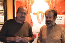 Olivier Hauville, économiste, sociologue, consultant dans les pays d'Afrique et Jean-Pierre Lebrun, paysan bio, membre du réseau