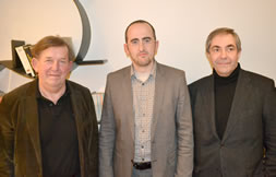Iván Ruiz Acero, réalisateur du film, le Dr François Lechertier, et le Dr Vincent Moreau, psychiatres, psychanalystes, membres de l’ECFDR