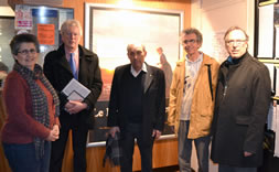 Myriam Bérot, Gilles Carbonnel, Pierre Lazarus, Paul Trégouet et Alain Paillard, membres du CERDIDR
