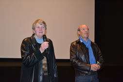 Claudine Nollet, présidente de médiations 49 et Jean-Paul  Coulandeau, membre de médiations 49DR