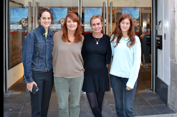 Noémie Merlant, comédienne, Marie-Castille Mention-Schaar, réalisatrice, Sandrine Bonnaire et Naomi Amarger, comédiennes.DR