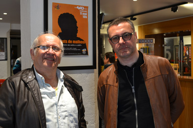 Bernard Moreau, référent droit d'asile Quazar et Arnaud Villemin, réalisateur.DR
