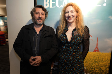 Bruno Podalydès, realisateur et Emelyne Bayart, actrice.DR