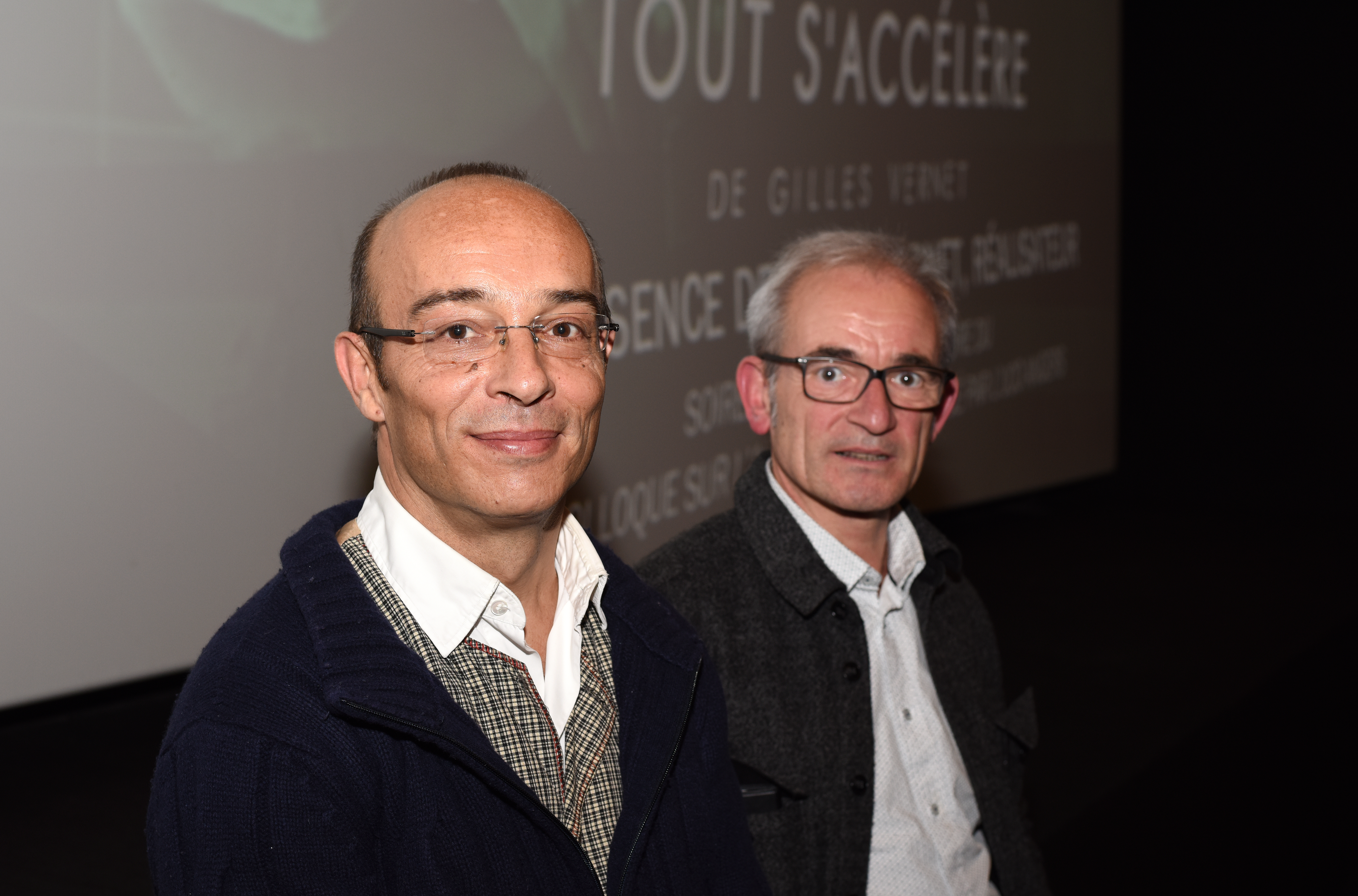 Gilles Vernet, réalisateur et Christian Heslon, maître de conférence à l'UCO, IPSA.DR