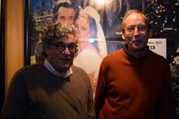 Pierre Streliski, psychanalyste, membre de l'École de la Cause Freudienne et Louis Mathieu, président de l'association Cinéma Parlant DR