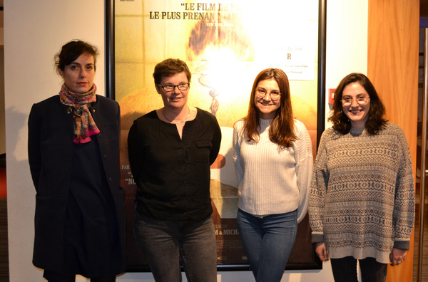 Maître Tavenard, avocate au barreau d'Angers, Anne-Laure Maduraud, magistrate en décharge syndicale et des membres du Genepi.DR