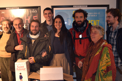 Valentin Beauval et des représentants du