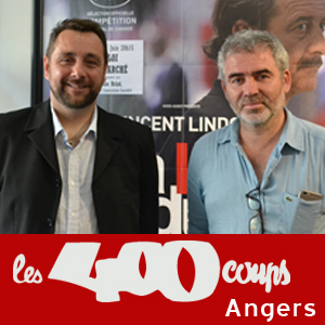 Vincent Malaisé, président de l'association Court&49 et Stéphane Brizé, réalisateur.DR